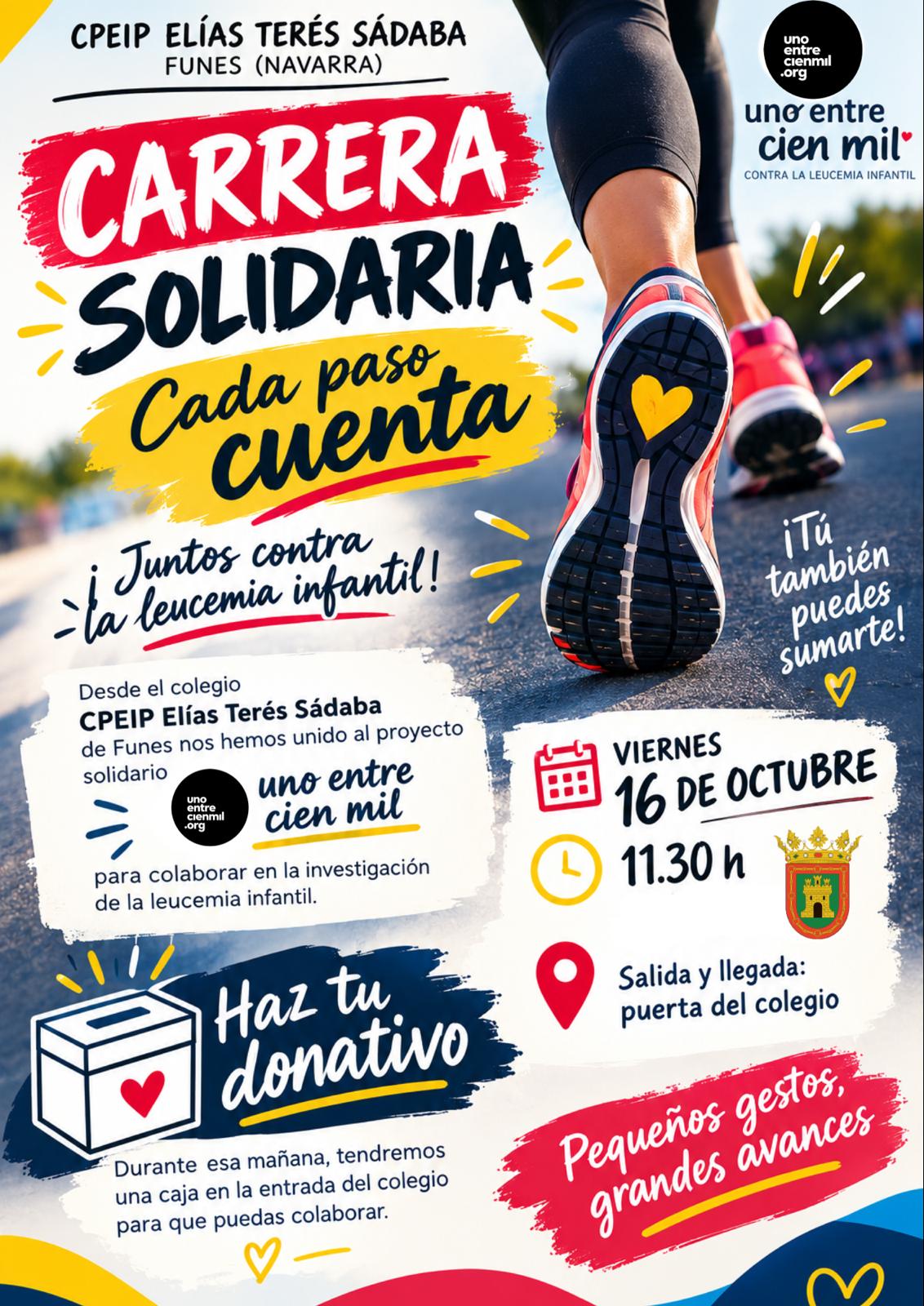 Cartel anunciador de la carrera
